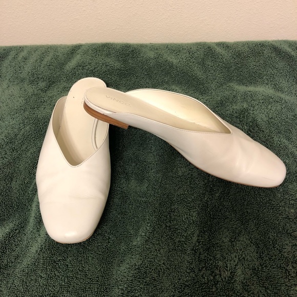 vince levins leather mule